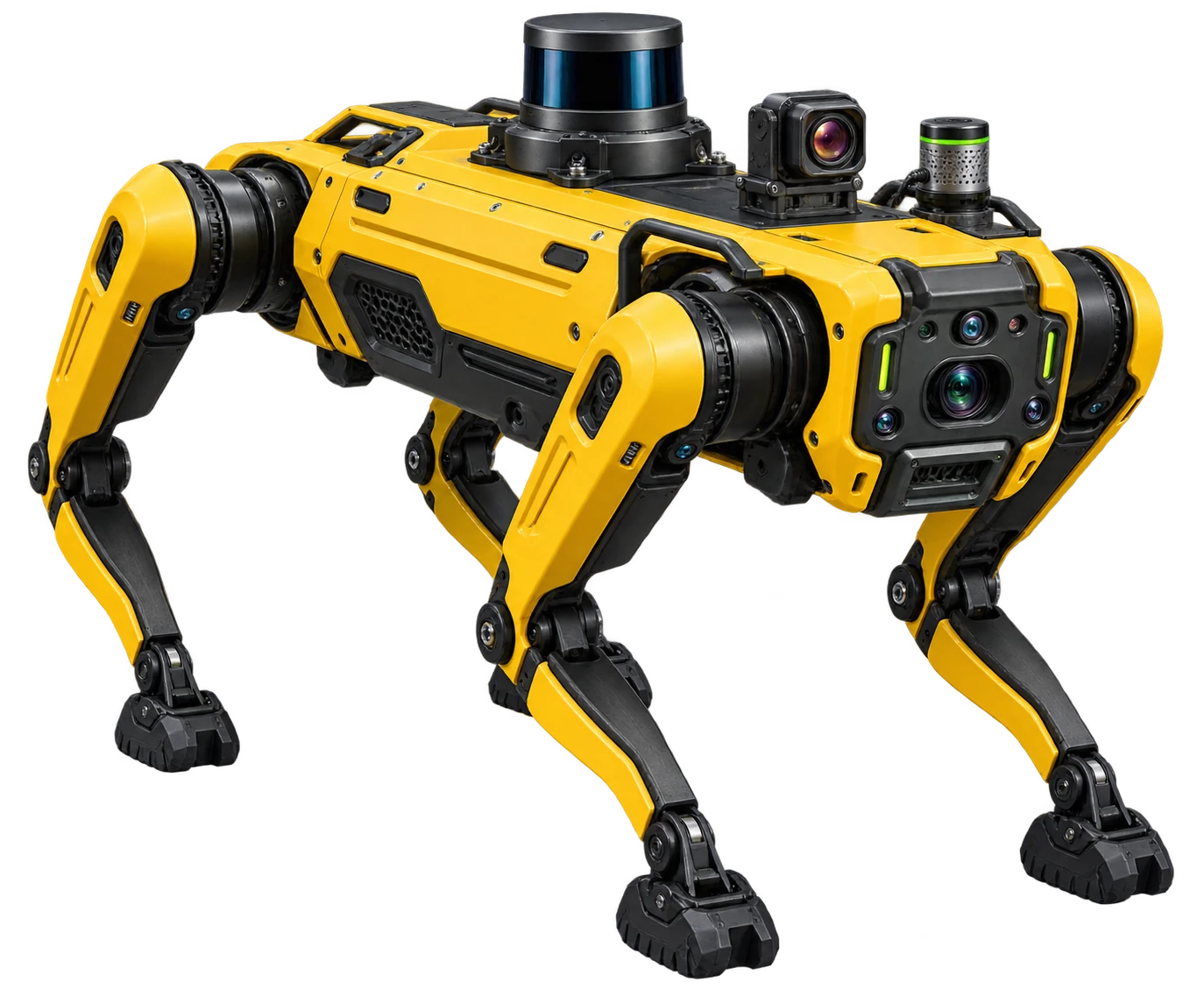 Robot dog with inspection sensors