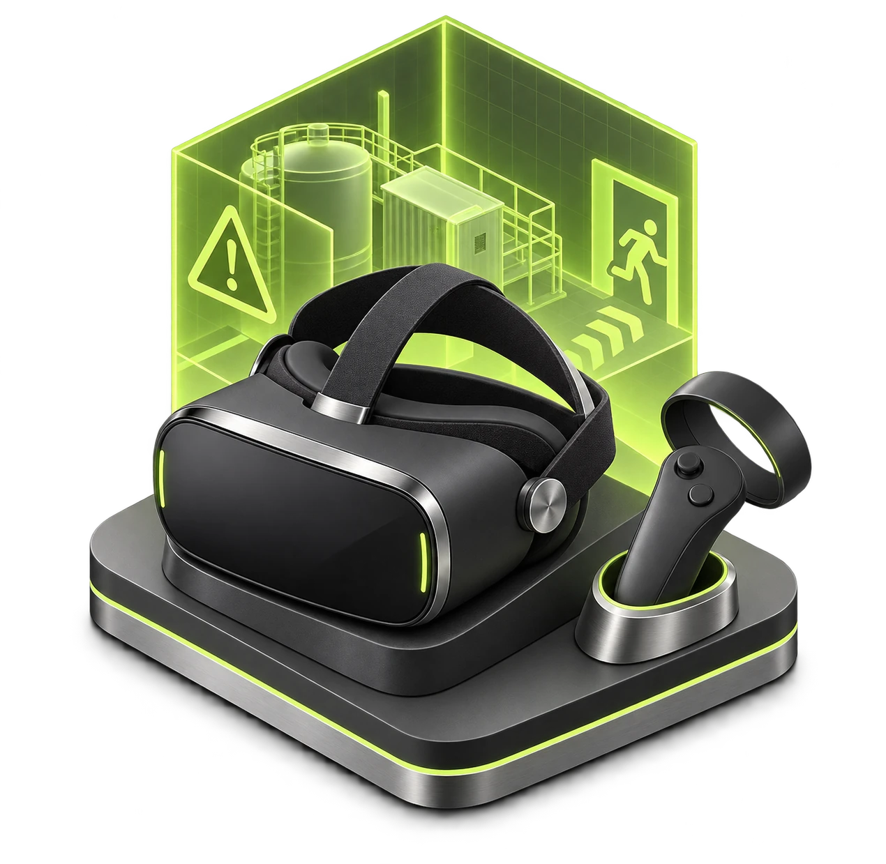 VR training headset
